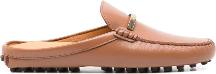 Tod'S Leather Gommino Slippers Shoes