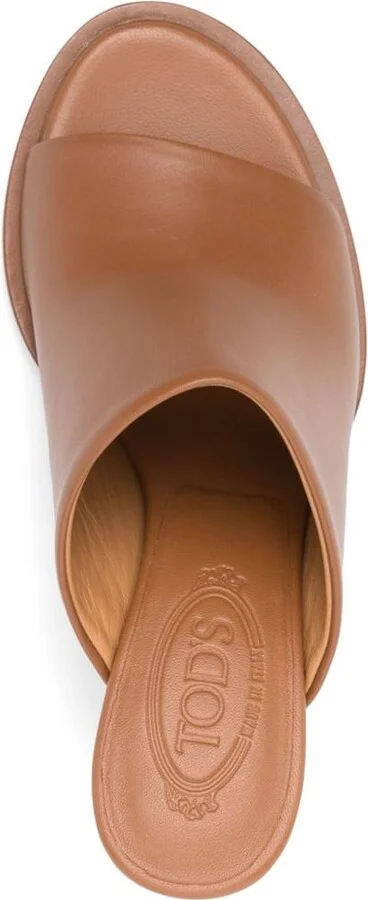 Tod'S Leather Heel Mules - Image 3