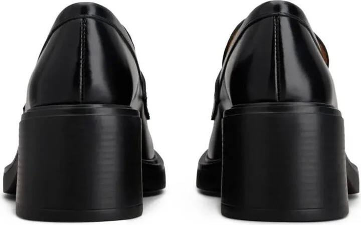 Tod'S Leather Heeled Penny Loafers Shoes - Image 5