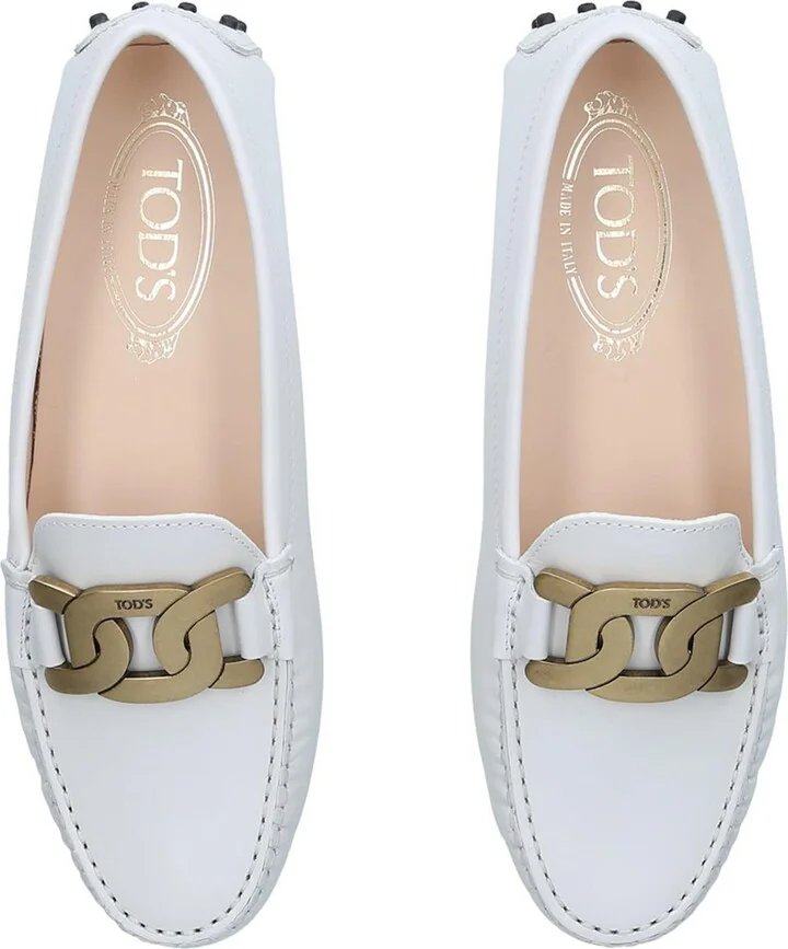 Tod's Leather Kate Gommino Driving Shoes - Image 4