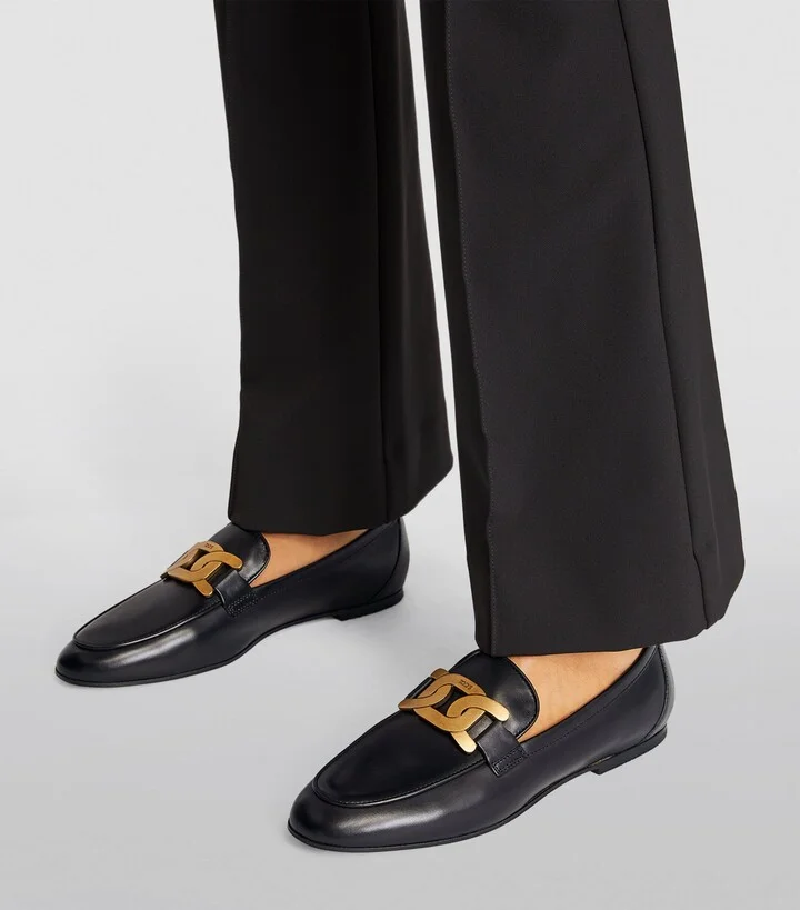 Tod's Leather Kate Loafers - Image 2