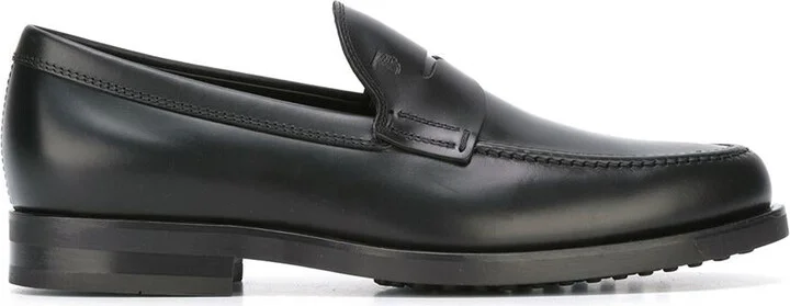 Tod'S Leather Loafer In Black - Image 5