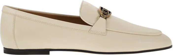 Tod'S Leather Loafer With Accessory
