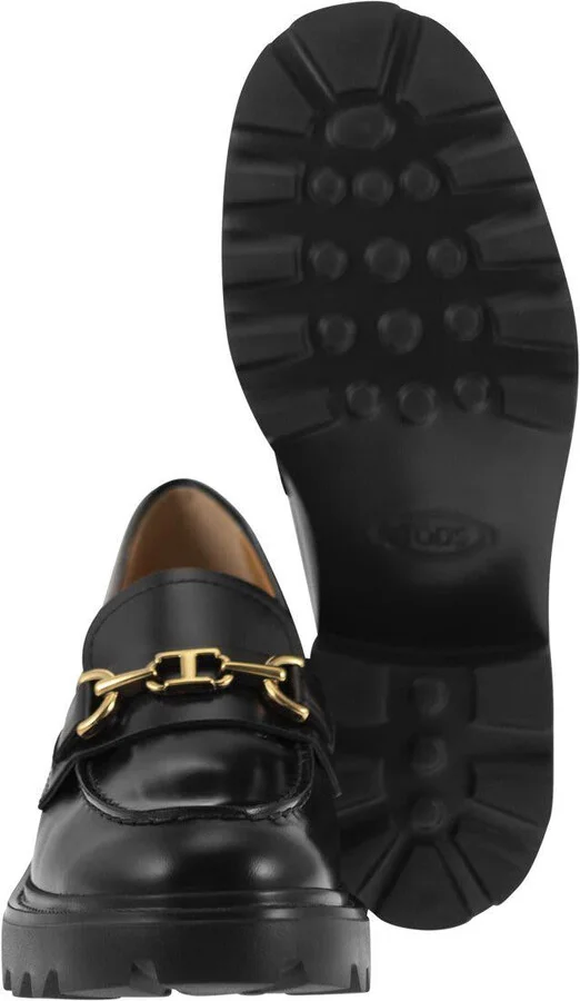 Tod'S Leather Moccasin With Carrarmato Bottom - Image 5