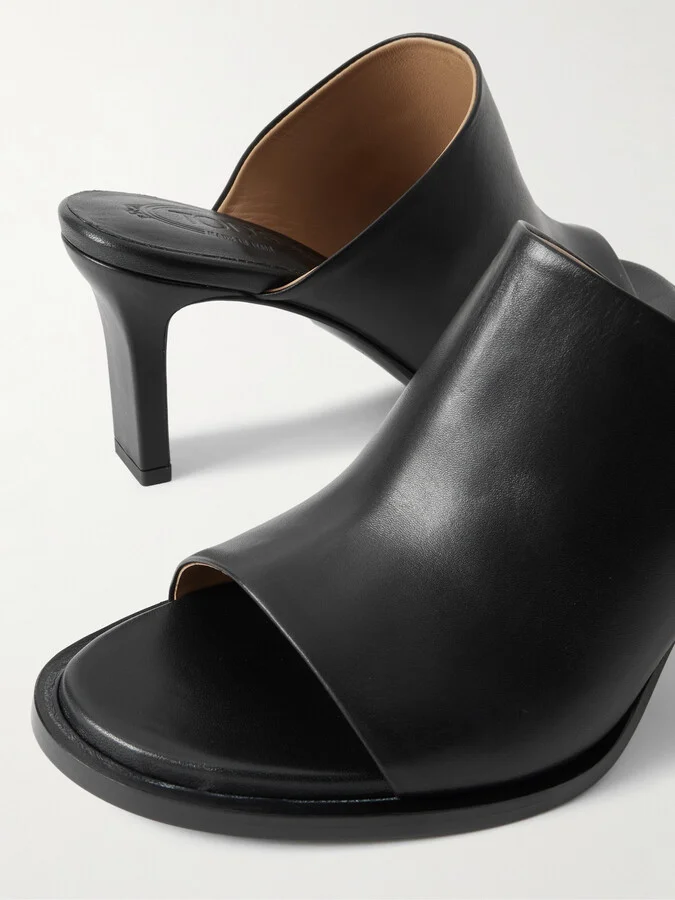 Tod's - Leather Mules - Black - Image 4