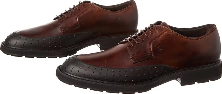 Tods Leather Oxford (Authentic Pre-Loved) - Image 2