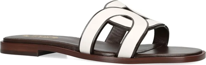 Tod's Leather Sand Cuoio 70k Maxi Sandal - Image 3