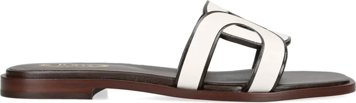 Tod's Leather Sand Cuoio 70k Maxi Sandal