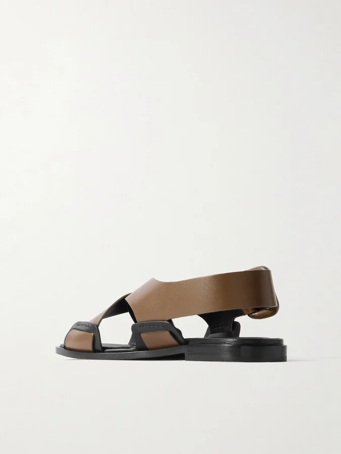 Tod's - Leather Sandals - Brown - Image 3