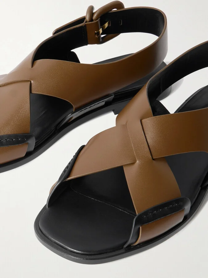 Tod's - Leather Sandals - Brown - Image 4