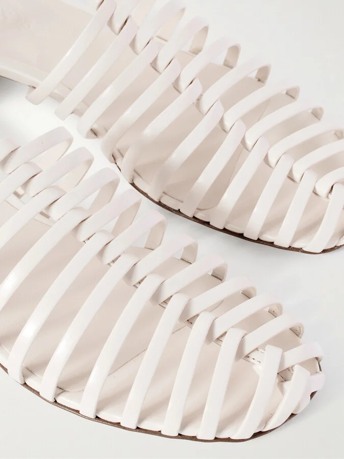 Tod's - Leather Sandals - White - Image 4