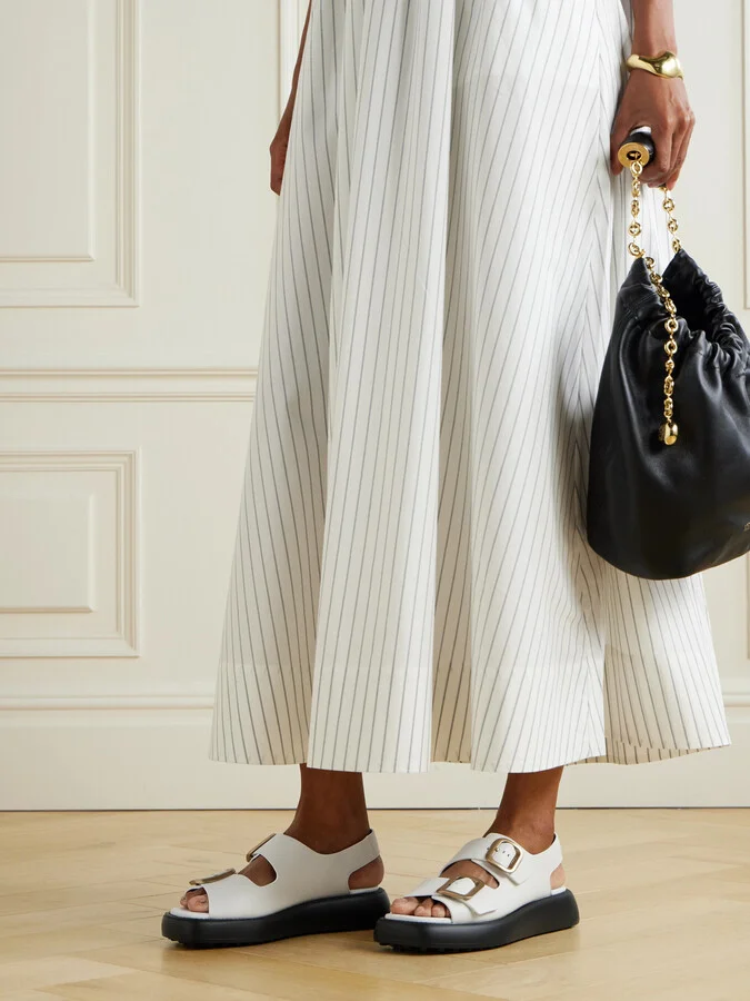Tod's - Leather Sandals - White - Image 2