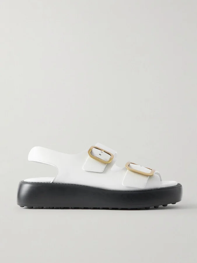 Tod's - Leather Sandals - White