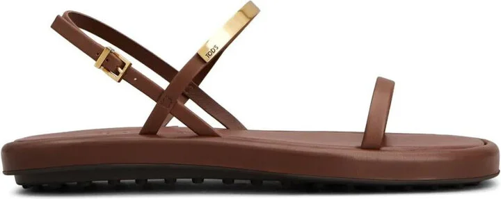 Tod'S Leather Sandalwood Shoes