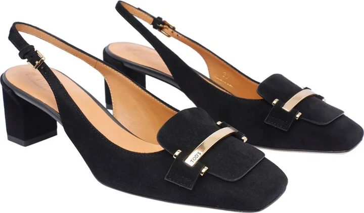 Tod'S Leather Slingback Pumps - Image 6