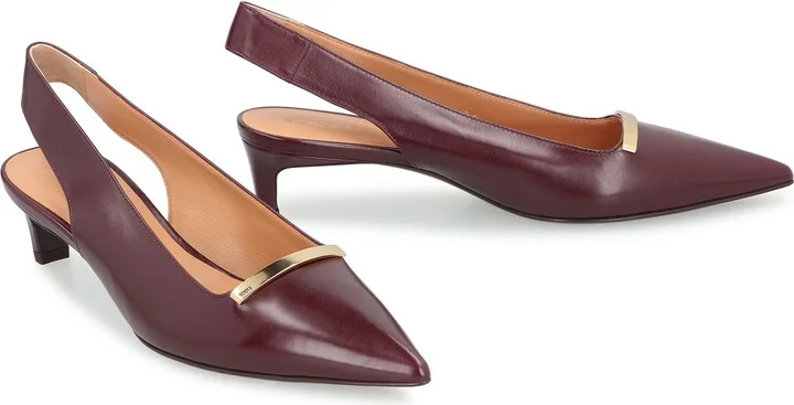 Tod'S Leather Slingback Pumps - Image 3