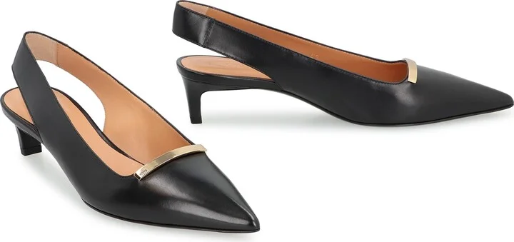 Tod'S Leather Slingback Pumps - Image 3