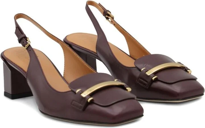 Tod'S Leather Slingback Pumps - Image 3