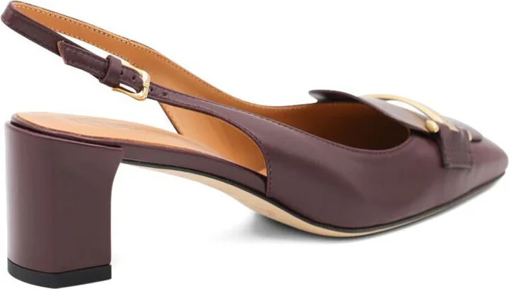 Tod'S Leather Slingback Pumps - Image 4