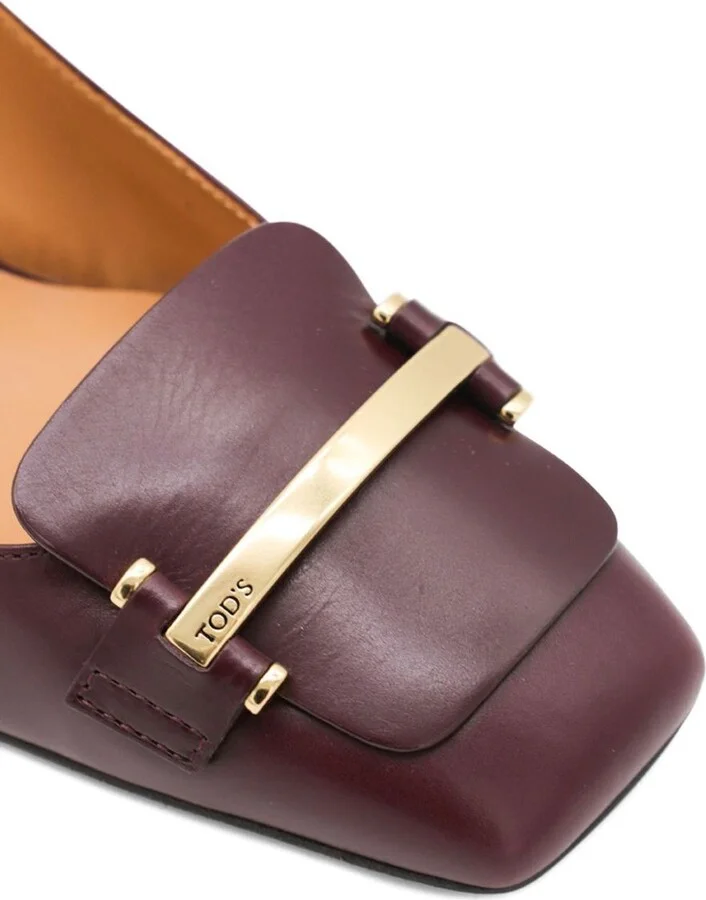 Tod'S Leather Slingback Pumps - Image 5