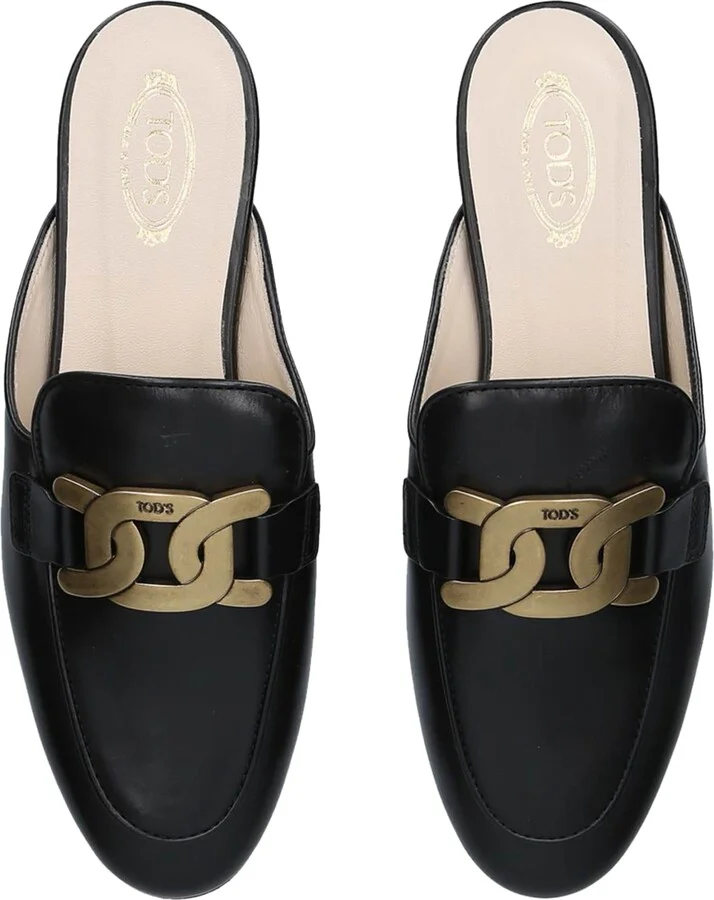 Tod's Leather Slippers - Image 4
