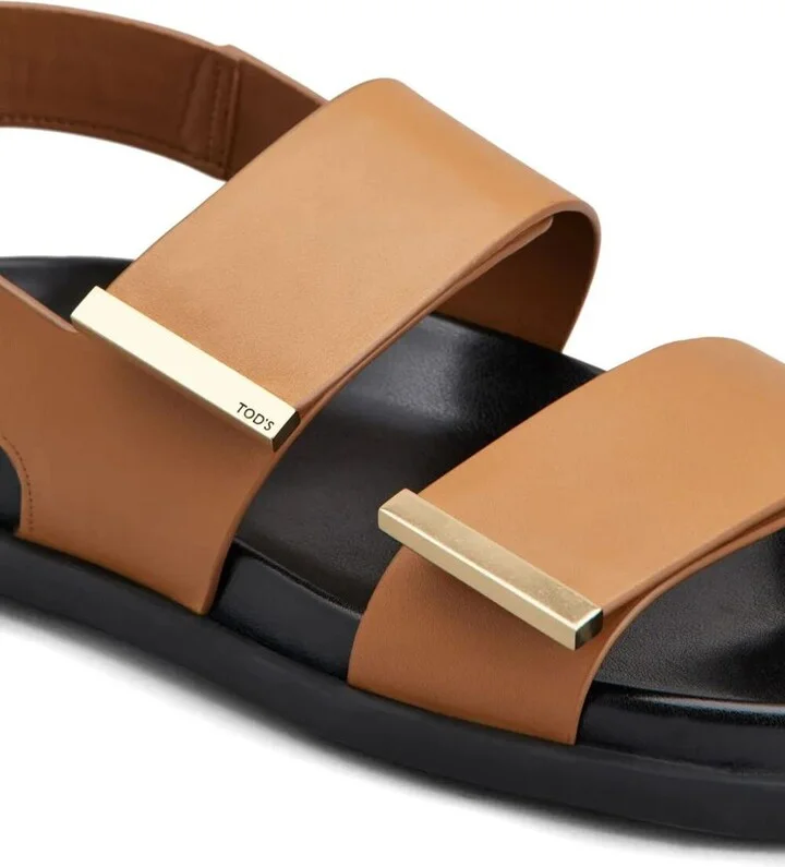 Tod'S Leather Strappy Sandals Shoes - Image 3