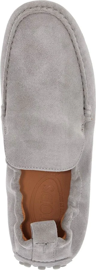 TOD'S light gray calfskin women's loafers - Image 3