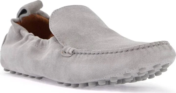 TOD'S light gray calfskin women's loafers - Image 4