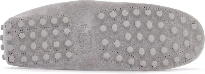 TOD'S light gray calfskin women's loafers - Image 5
