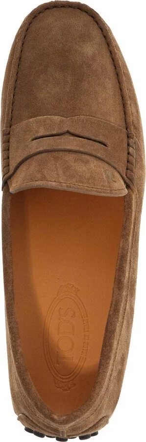 TOD'S light walnut leather driving moccasin - Image 3