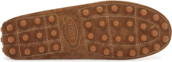 TOD'S light walnut leather driving moccasin made in italy - Image 5
