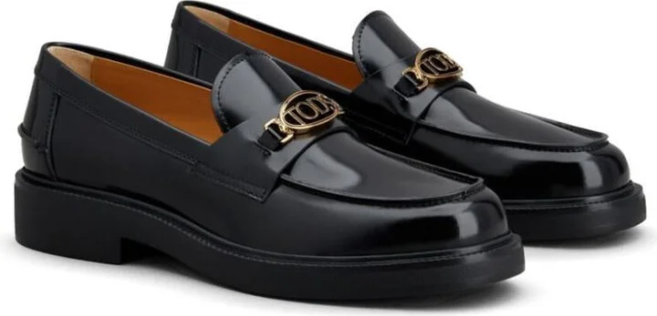 Tod'S Loafers With Clamp And Oval Logo Shoes - Image 2
