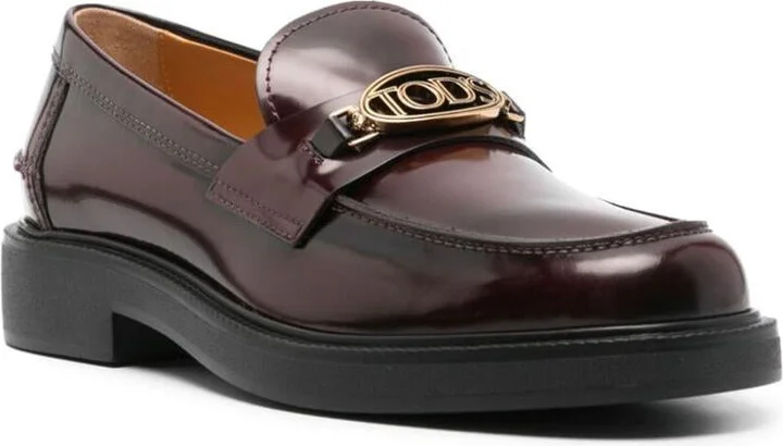 Tod'S Loafers With Clamp And Oval Logo Shoes - Image 2