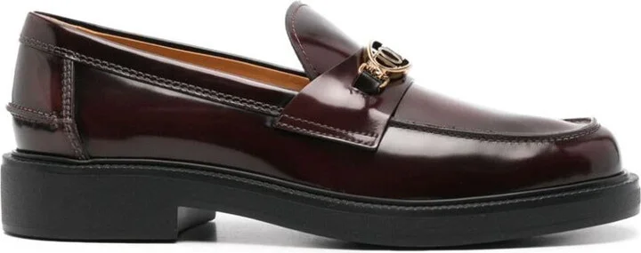 Tod'S Loafers With Clamp And Oval Logo Shoes