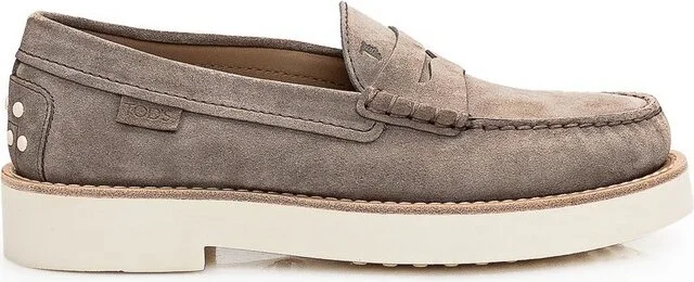 Tod's Logo Debossed Chunky Sole Loafers