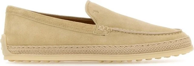 Tod's Logo Debossed Slip-On Espadrilles