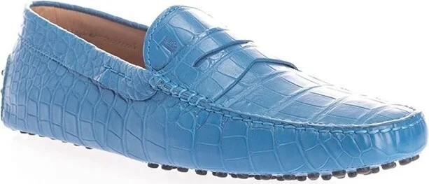 Tod's Logo Debossed Slip-On Loafers