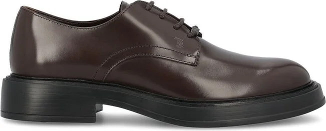 Tod's Logo Embossed Lace-Up Shoes