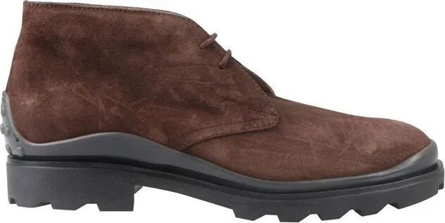 Tod's Logo Embossed Lace-Up Shoes