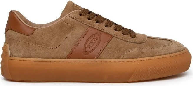 Tod's Logo Embossed Panelled Sneakers