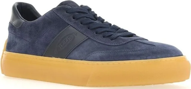 Tod's Logo Embossed Panelled Sneakers