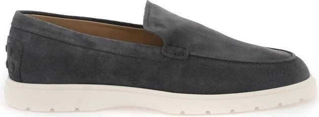 Tod's Logo Embossed Slip-On Loafers