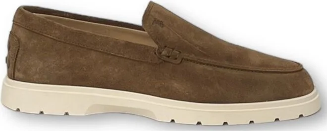 Tod's Logo Embossed Slip-On Loafers