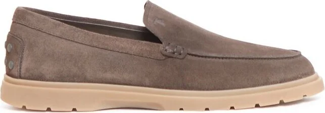 Tod's Logo Embossed Slip-On Loafers