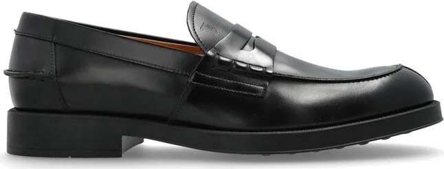 Tod's Logo Embossed Slip On Loafers