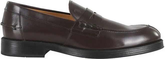Tod's Logo Embossed Slip-On Loafers