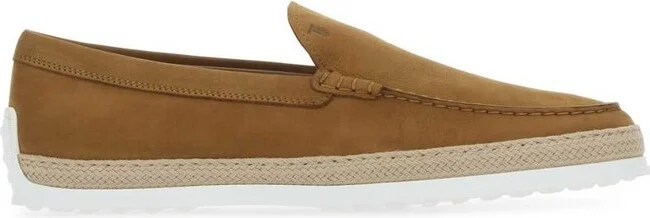 Tod's Logo Embossed Slip-On Loafers