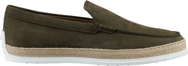 Tod's Logo Embossed Slip-On Loafers