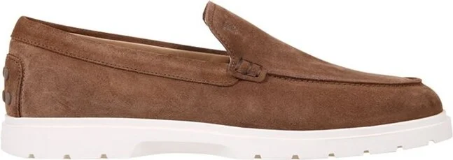 Tod's Logo Embossed Slip-On Loafers