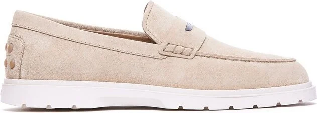 Tod's Logo Engraved Loafers